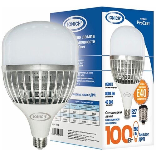 ������ 2520� ������������ ����� ������� �������� Ionich Pro���� ILED-SMD5730-�158-100��-9000��-220�-6500�-�27/E40 .