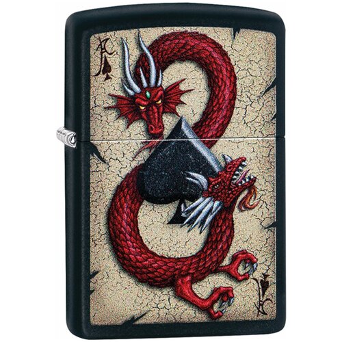  5100  ZIPPO Dragon Ace   Black Matte, /, , , 38x13x57 