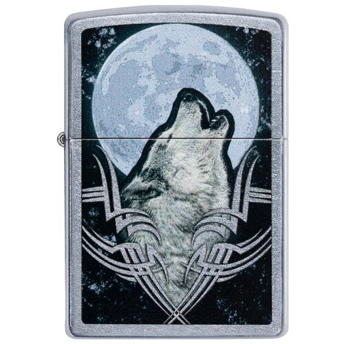  3690    ZIPPO 49261 Howling Wolf   Street Chrome -  