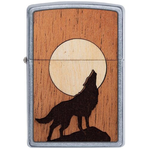  9320 Zippo  Zippo 49043 Woodchuck Howling Wolf