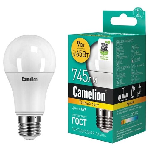  365   Camelion Led9-60/830/27 9 220 Camelion . LED96083027