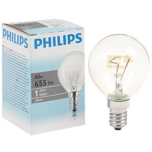  36   Philips Stan P45 CL 1CT/10X10, E14, 60 , 230 