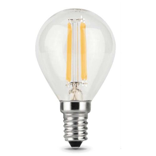 ������ 205� ������������ ����� GAUSS LED Filament Globe E14 7W 4100K 1/10/50
