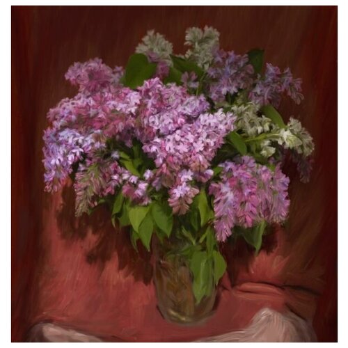       (Lilac Bouquet) 40. x 41.,  1500 