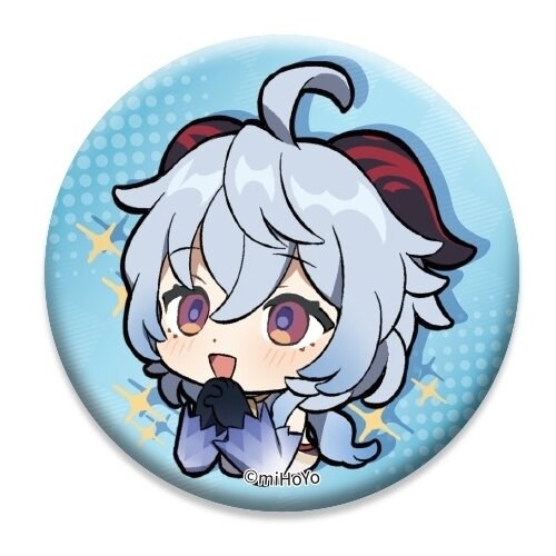  299  Genshin Impact   Chibi Expressions Character Can Badge Ganyu 6974096530106