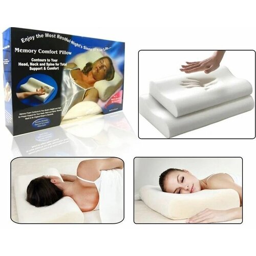  1259   Comfort Memory Pillow Foam,      