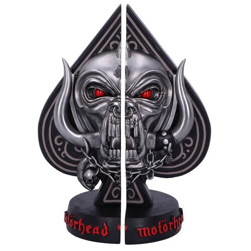  4990  Nemesis Now Motorhead Ace of Spades Bookends B5345S0, /