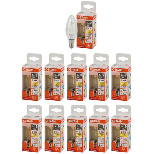������ 1709� �������� ������������ Osram ����������� ������ ����� B E14 5�� 220� 600�� 2700� ������ �����, �������� 10��