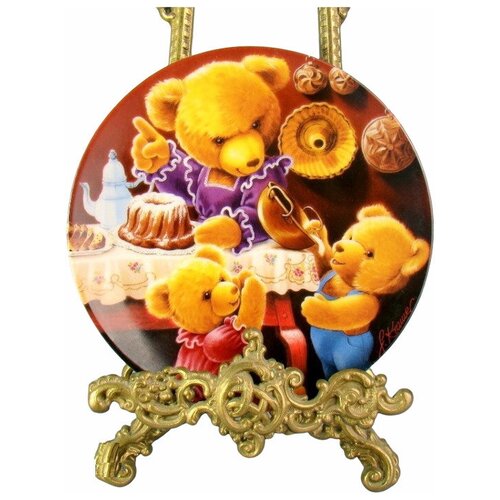купить 2600р Коллекционная тарелка серии Мишка Teddy и его друзья
