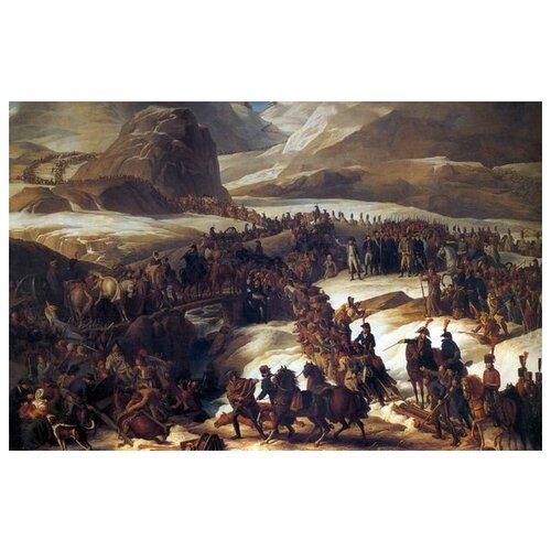  1350      -  , 20  1800 (Passage of the Great Saint Bernard the French army, May 20, 1800)   46. x 30.