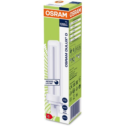  227   . DULUX D 18W/840 G24d-2 OSRAM 4050300012056