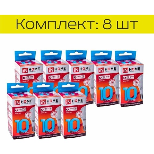 ������ 1001� �������� In Home LED-A60-VC E27 10W 4000K 230V 900Lm 4690612020211