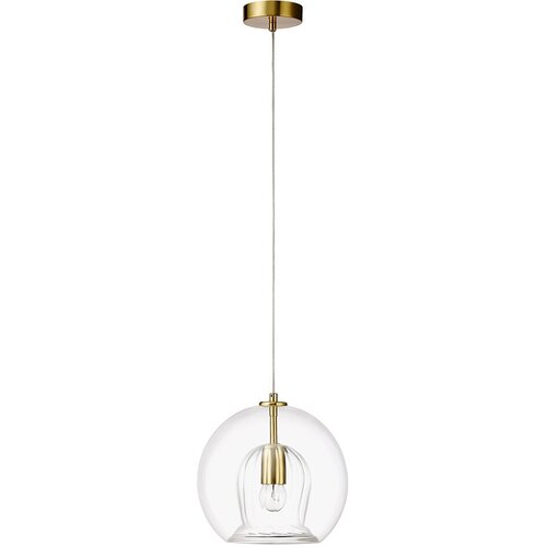  9900   Crystal Lux LUISA SP1 BRASS/TRANSPARENT