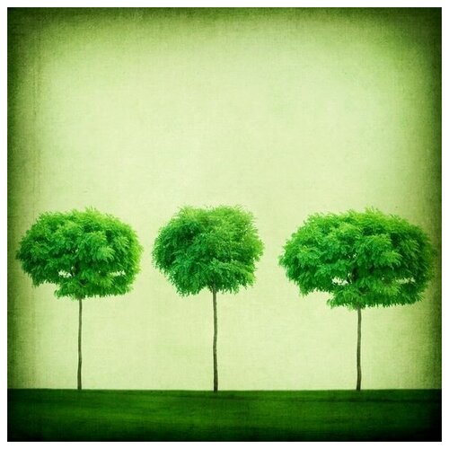 2570    (Three trees) 60. x 60.