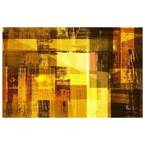  2760       (Yellow geometric composition) 78. x 50.