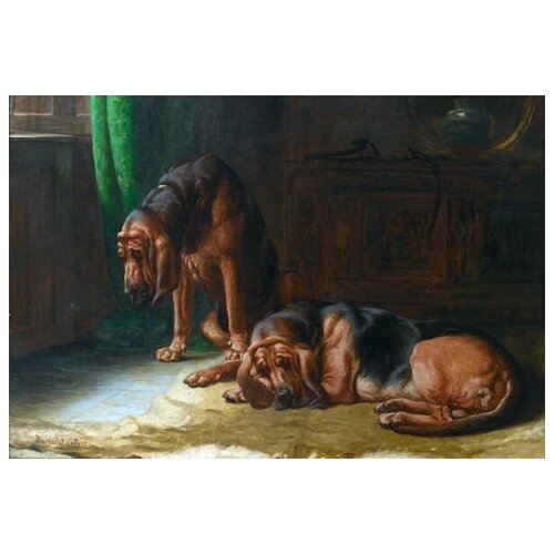  1940      (Two dogs) 3 59. x 40.