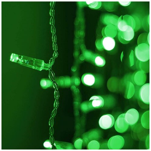  6060    Ardecoled  230V  ARD-Curtain-Classic-2000X3000-Clear-760Led Green 024859