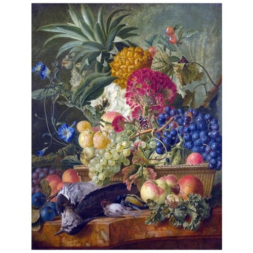  2410    ,     (Fruit, Flowers and Dead Birds)   50. x 65.