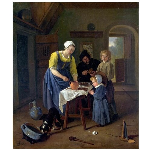  1640       (A Peasant Family at Meal-time)   40. x 47.