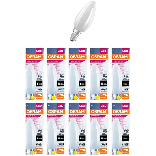 ������ 7097� �������� ������������ OSRAM ����� B E14 5,5�� 220� 806�� ����������� ����������� 2700� ������ �����, �������� 10��