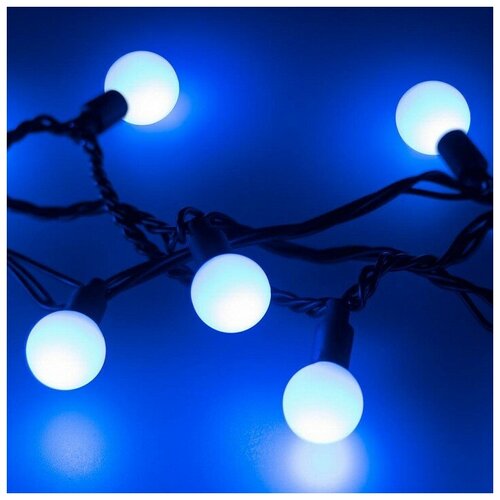 ������ 8374� ������������ �������� ARD-BALL-CLASSIC-D23-20000-BLACK-160LED BLUE (230V, 7W) (Ardecoled, IP65)