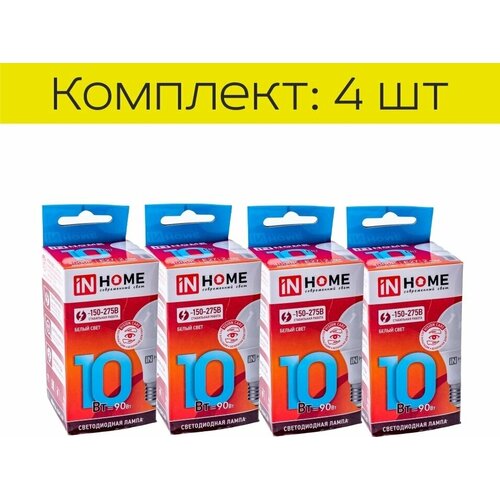 ������ 864� �������� In Home LED-A60-VC E27 10W 4000K 230V 900Lm 4690612020211