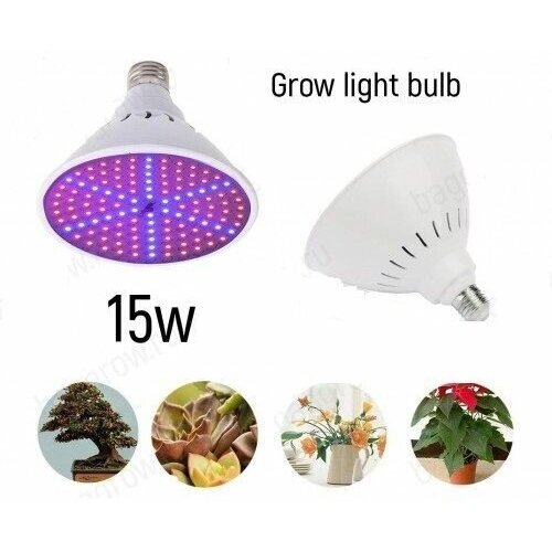  460   ,     E27, 15W grow light bulb