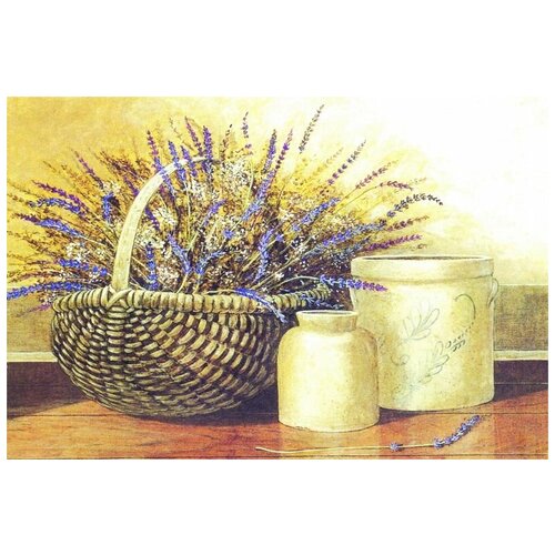  1340       (Basket with flowers) 45. x 30.