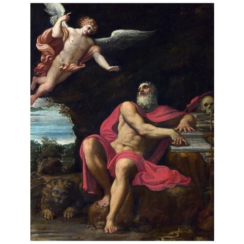  1760       ( The Vision of Saint Jerome)   40. x 52.