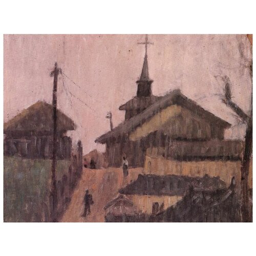  1220      (1916-1955) (Vicinity of a Cathedral)    40. x 30.