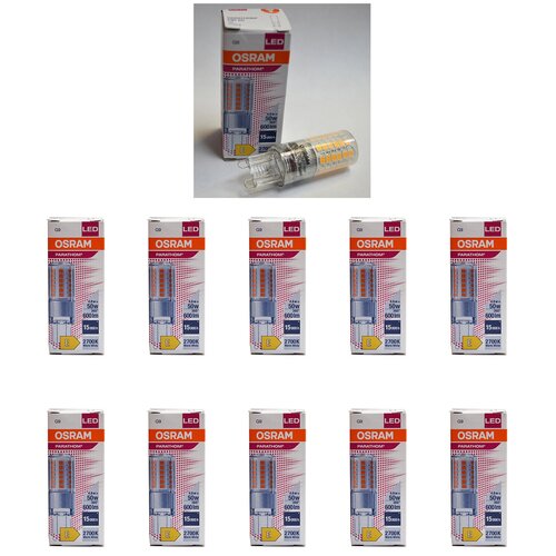 ������ 2604� ������������ ����� Osram Ledppin 50 48W/827 G9 230V 600Lm d18x59 .