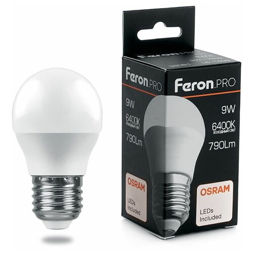 ������ 244� ����� ������������ Feron.PRO LB-1409 ����� E27 9W 6400K