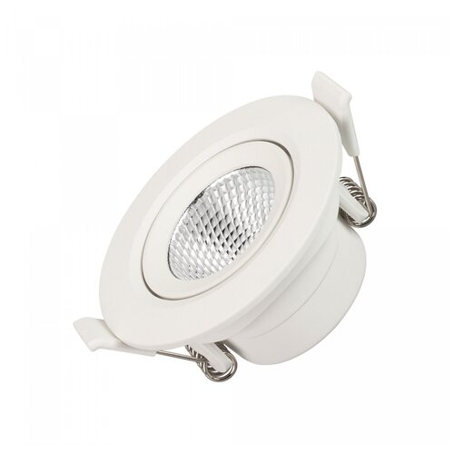  877  LTD-POLAR-TURN-R80-5W Warm3000 (WH, 36 deg, 230V) (Arlight, IP20 , 3 )