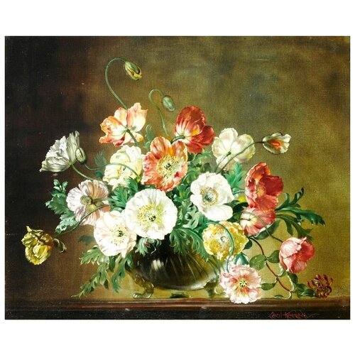  1700       (Flowers in a vase) 36   49. x 40.