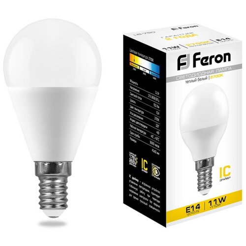 ������ 1590� �������� ������������ Feron LB-750, 25946, 11W, E14 (�������� 10 ��.)