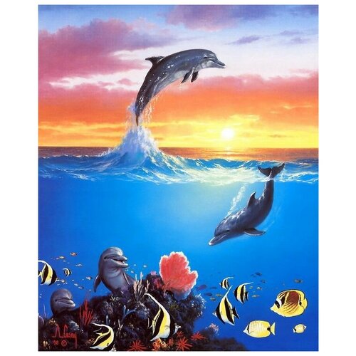  1190     (Dolphins) 2   30. x 37.