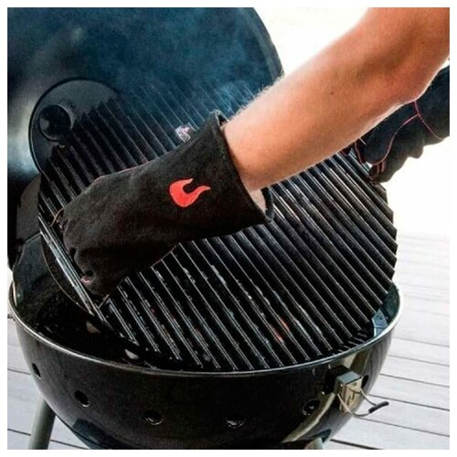 ������ 3490� �������� �������� Char-Broil High Heat Leather Gloves New 9987454 one size