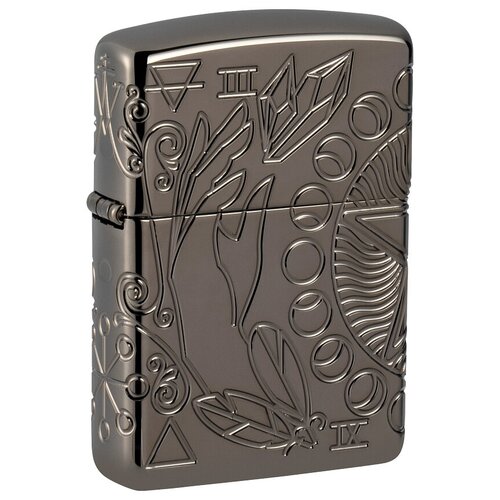  17870    ZIPPO Armor 49689 Wicca Design   Black Ice - 