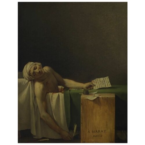  1760      (1793) (Marat Assassinated)  - 40. x 52.