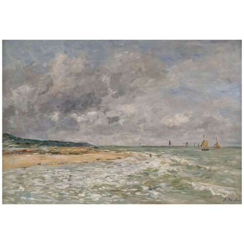  1930     (1885) (Beach Scene, Villerville)   58. x 40.