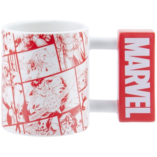  1290  Marvel Logo Shaped Mug 300ml