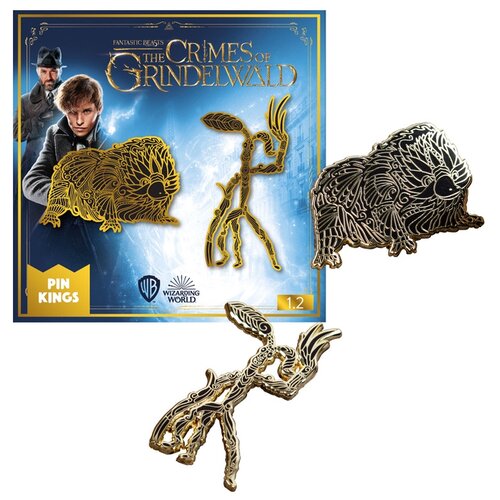  1190   Numskull Fantastic Beasts: The Crimes of Grindelwald - Pin Kings - Baby Niffler & Bowtruckle (2 )