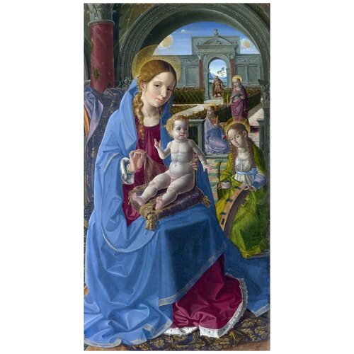  1560         (The Virgin and Child with Saints) 4     30. x 56.