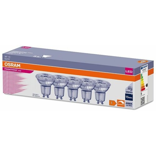 ������ 2871� ����� ������������ OSRAM ����� 4.5�� 220� GU10 PAR16 350�� 4000� ������� ����� ����������� ������ 5��/��, �������� 1��