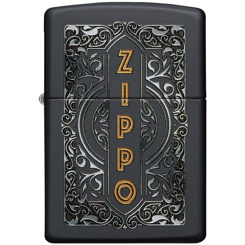  4250    ZIPPO Classic 49576 Flame Design   Street Chrome -  ZIPPO