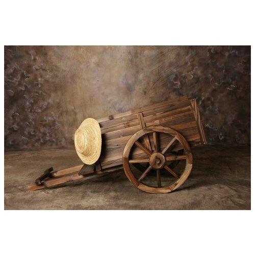  1340        (Wagon with straw hat) 45. x 30.