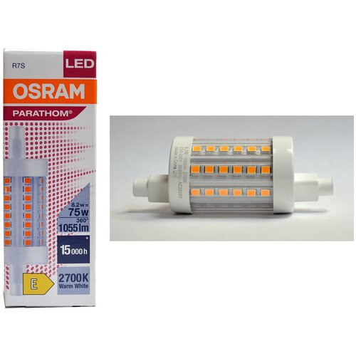 ������ 1468� ����� ������������ OSRAM P DIM LINE 78.00 mm 75 8.2 W/2700 K R7s