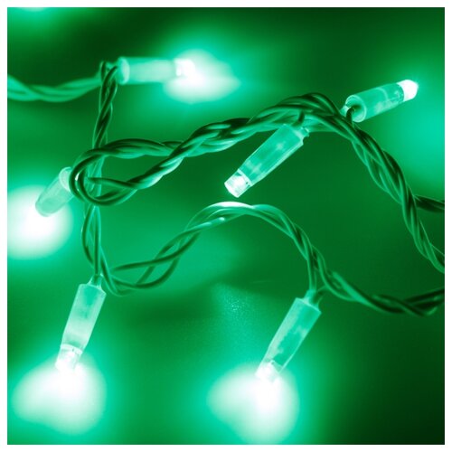 ������ 1100� ������������ �������� ARD-STRING-CLASSIC-10000-WHITE-100LED-STD GREEN (230V, 7W) (Ardecoled, IP65)