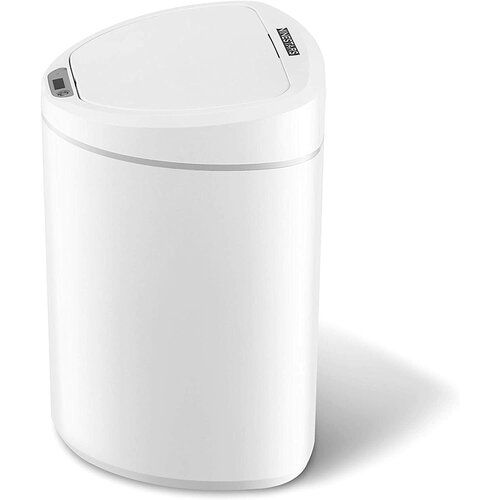   Ninestars Sensor Trash Can,8 (DZT-8-29S) White,  1980 