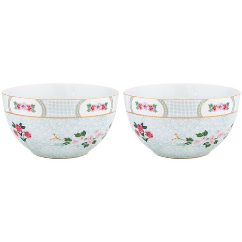  5818   2-  Pip Studio Blushing Birds White, . 18 , 51.003.117